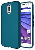 Moto G4 Case, Diztronic Full Matte Slim-Fit Flexible TPU Case for Motorola Moto G⁴ and Moto G⁴ Plus 2016 (4th Generation OnlyNOT FOR MOTO G4 PLAY - Matte Teal Blue