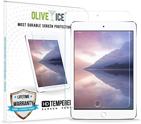 iPad Air Screen Protector, OliveIce Ballistic Glass Scratchproof Ultra Strong 9H Hardness HD Shatterproof CLEAR iPad Air Tempered Glass Screen Protector for iPad Air 1/ iPad Air 2/ iPad Pro 9.7 Inch
