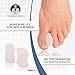 Dr. Frederick's Original Gel Toe Separators/Spacers - 6 ct - Temporary Bunion Corrector - Orthotic for Bunions & Overlapping Toe Pain - Ideal for Running, Yoga, and All-Day Foot Comfort - Small