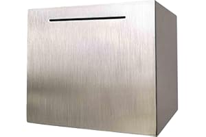 LARCOLO Piggy Bank for Adults Must Break to Open Stainless Steel Money Box Metal Saving Bank Unbreakable Savings Box Money Bank Cash Coin Jar 7.9 inch