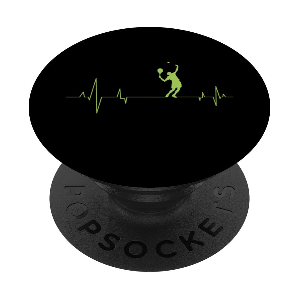 My Heart beats for Tennis PopSockets Swappable PopGrip