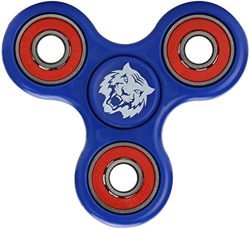 Tri-Spinner Fidget Toy EDC Focus Toy Stress Reducer with Hybrid Ceramic Bearing (Blue, One Size)