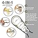 RINUZ Can and Jar Opener - Ergonomic Bottle Opener for Seniors, Elders and Arthritis Sufferers 6packs