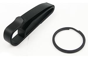 BUSINESS & SCHOOL SUPPLY Zak Tool Key Ring Belt Holder - No. 55 - for 2.25-inch Sam Browne Belt - 2 Pack