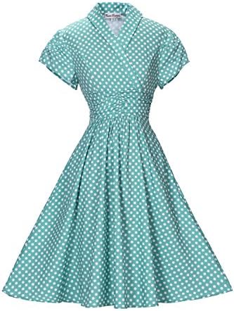 Classy Vintage Style Women’s Dress by Vienna Summer | # POLKAMINTS