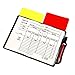 Cintz Referee Warning Cards and Wallet with Set of Printed Score Sheets