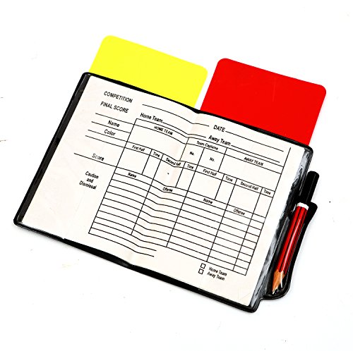 Cintz Referee Warning Cards and Wallet with Set of Printed Score Sheets