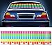KKmoon Car Sticker Music Rhythm LED Flash Light Lamp Sound Activated Equalizer (90x25cm)