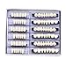 WECANDO 168 Pcs Dental Synthetic Resin Tooth Denture 6 Sets False Teeth for Halloween Horror Teeth 23 A2