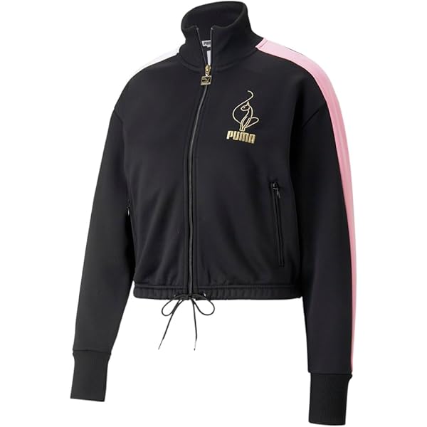 PUMA Womens X Baby Phat T7 Crop Jacket Athletic Outerwear