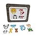 Lohomeart Diamond Painting Kits for Kids DIY Paint by Numbers Handmade Sticker Arts and Crafts (Diamond Painting Animal Serial)
