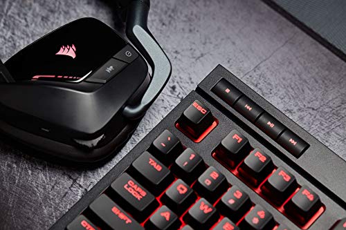 Corsair-K63-Teclado-mecanico-Gaming-Cherry-MX-Red-retroiluminacion-LED-roja-QWERTY-Espanol-Negro-3605-x-409-x-1709-cm