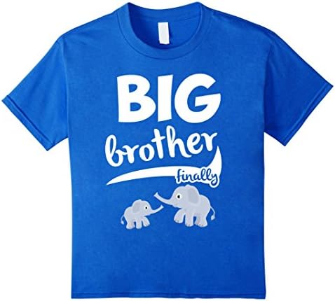 Kids Big Brother Shirt with Little brother kids t-shirt for boys  8 Royal Blue