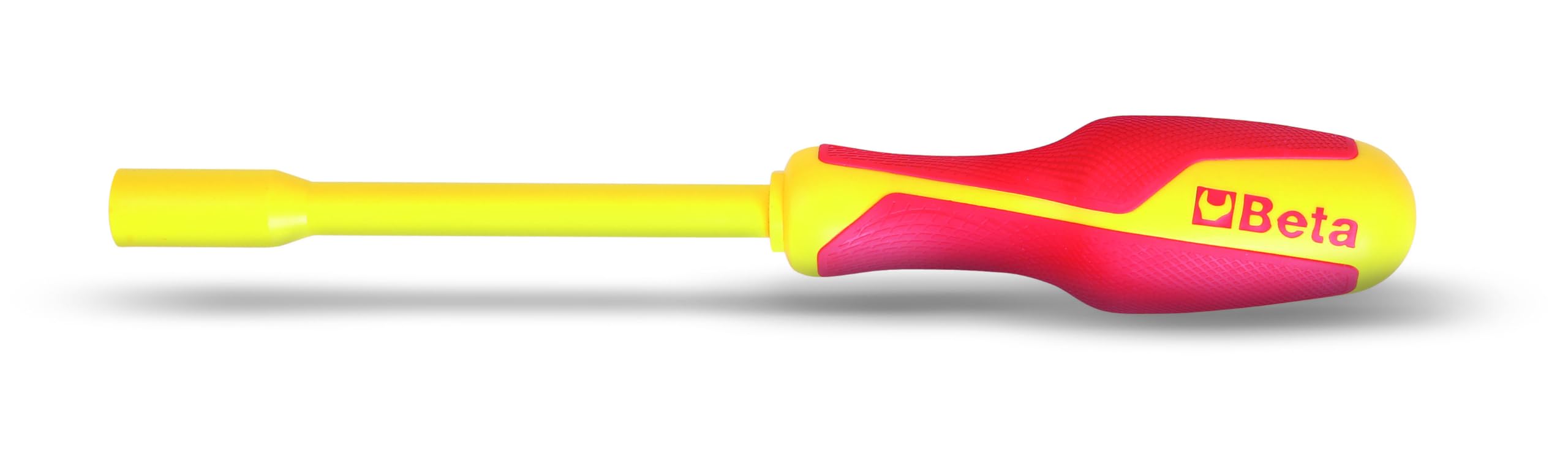 Beta 8500910 Model 850 MQ Magnetic Bit Holder Insulated with Bimaterial Handle, 1000v Vde, 1/4 Hex