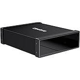 5.25" Blu-Ray/CD/DVD SATA Drive Enclosure with USB A/C 3.0, 5.25 Drive Enclosure, Optical Drive Enclosure fit any drive depth up to 171mm, Aluminum Alloy, Hot swappable(Optical Drive not Included)