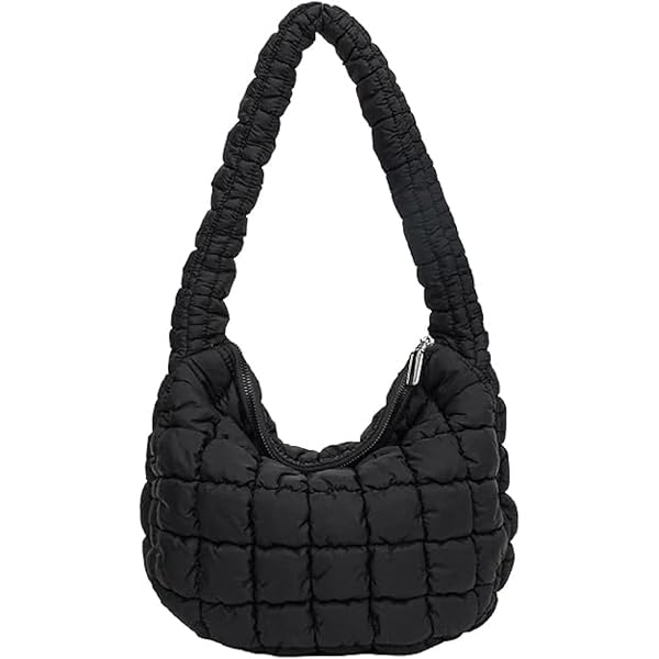 Amazon.com: Quilted Tote Bag for Women - Puffy Carryall Tote