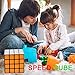 Mysterystone Magic Speed Cube Puzzle Bundle Pack(2X2X2, 3x3x3, 4x4x4, 5x5x5) with Extra 4Xdisplay Stand & 4Xportable Bag