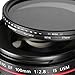 NEEWER® 77mm ND Fader Neutral Density Adjustable Variable Filter (ND2 to ND400)
