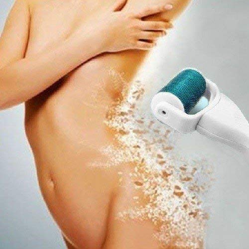 2.5mm Body Derma Roller with Wide Roller Head by Skin Radiance - Get Body Confident! Effectively Treats Cellulite,Scars, Stretch Marks, Uneven Skin Tone! Comes with Instruction Leaflet.