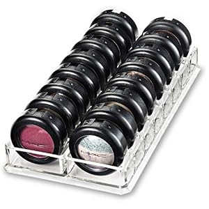 Image of byAlegory Acrylic Eyeshadow Makeup Organizer | 16 Space Cosmetic Storage (CLEAR)