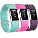 RedTaro Replacement Bands Compatible with Fitbit Charge 2 for Women Men, Classic & Special Edition Adjustable Sport Wristbands Large Small