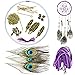 Ancefine Peacock Feather DIY Dream Catcher Kit