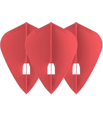 Amazon.com: Lstyle Dart Flights: L9d PRO Fantail - Dimple Texture