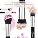 BESTOPE PRO Makeup Brushes 16 Pieces Makeup Brush Set (Silver), 18 Pcs