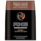 AXE Body Spray for Men, Dark Temptation 4 oz, Twin Pack