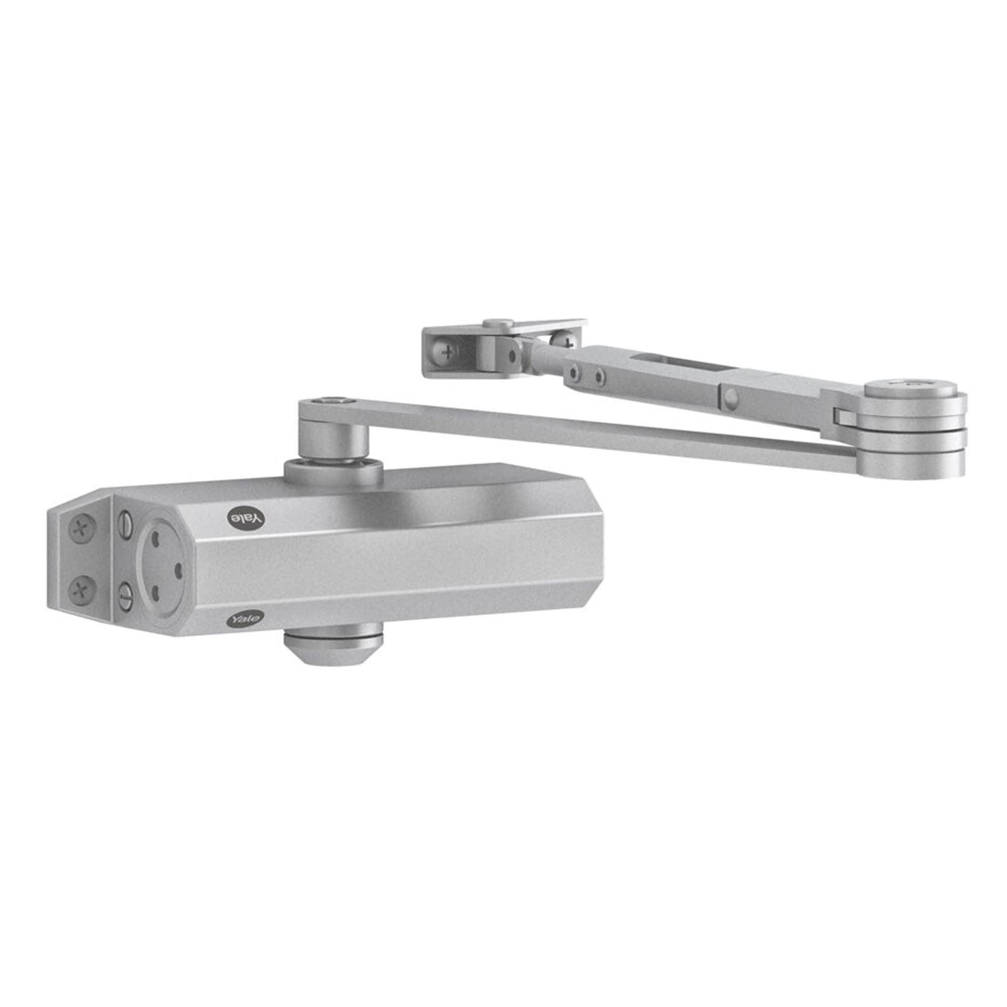 Yale 3500-0001-60 Door Closer for Doors with Normal Arm Silver Series 3500 Body + Normal Arm Box