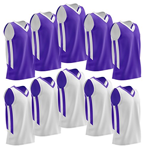 image for Liberty Imports 10 Pack - Reversible Men's Mesh Performance Athletic B