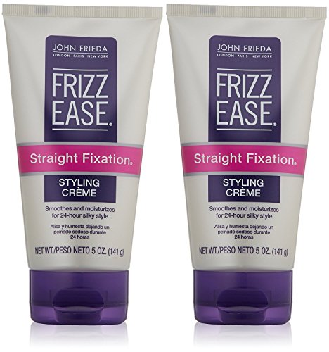 John Frieda Frizz-Ease Straight Fixation Styling Creme - 5 oz - 2 pk