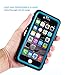Temdan 33ft/10m Deep Floatable Waterproof Case for iPhone 6/6s(4.7inch) with Kick Stand and Float Strap-Blue/Clear