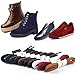 YFINE 2 Pair Cotton Waterproof Flat Waxed Shoelaces for Leather Boots Dress Shoes Laces Black 47.24