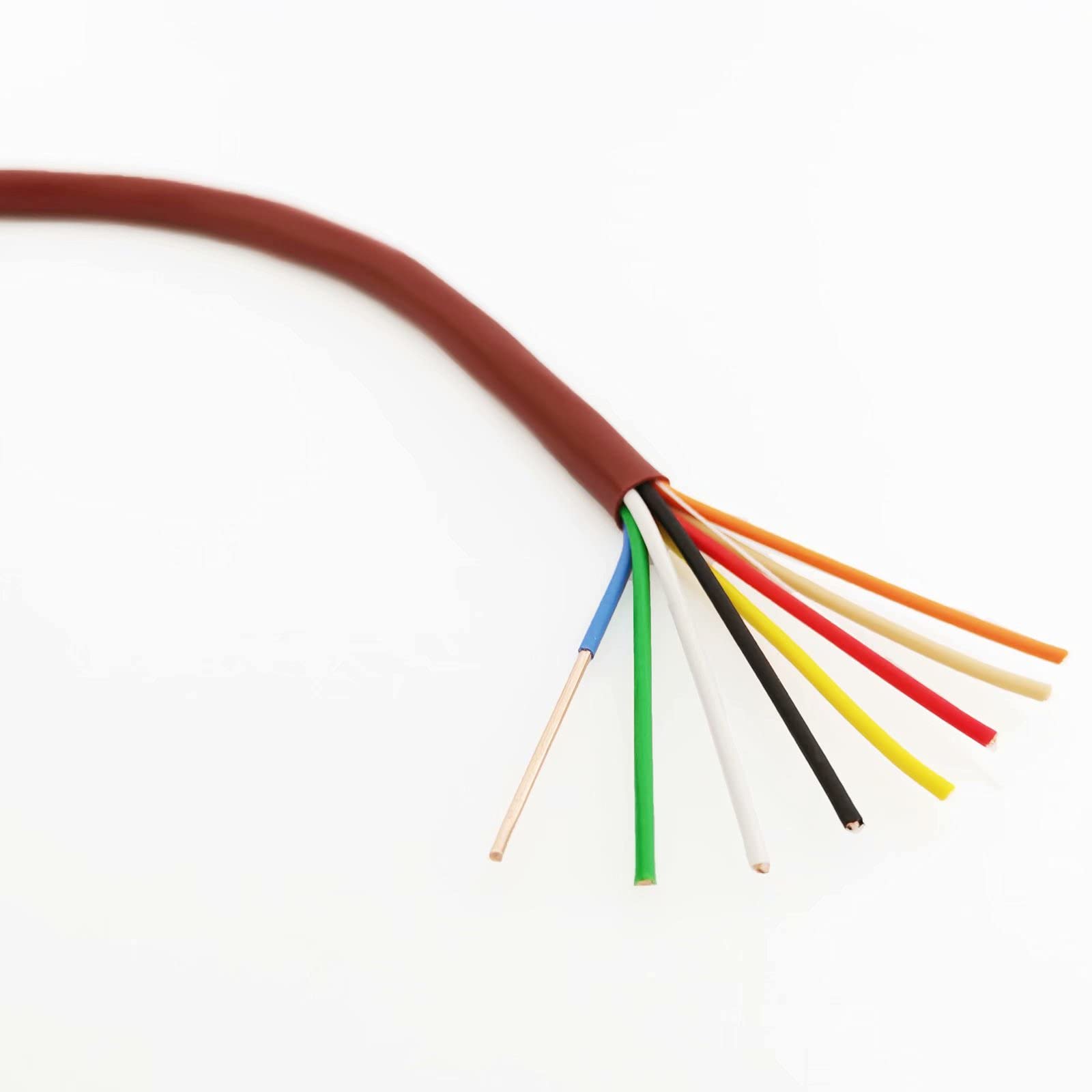 Photo 1 of Cableague Thermostat Copper Wire (18-8 Brown, 100Feet)