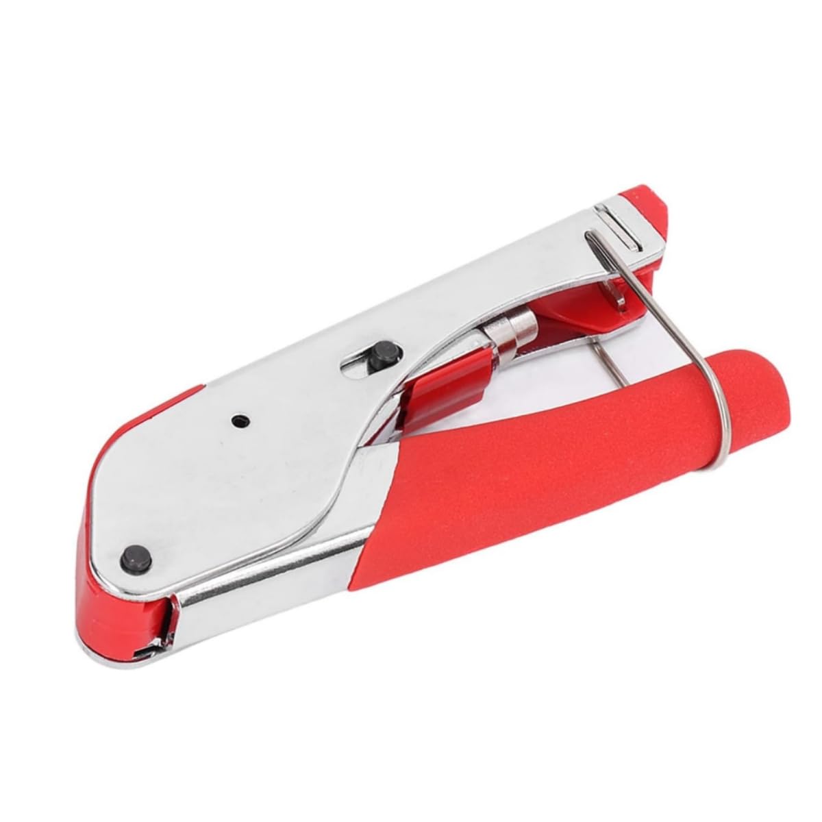 SamHeng Coax Cable Crimper, F-Type Compression Crimping Tool, Coaxial Cable Stripper for RG59/6/58, Waterproof RG59 RG6 Connector Hand Crimper