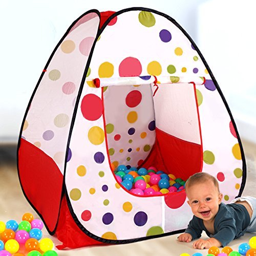 3-IN-1 Pop-Up Children Play Tent Kids Playhouse Tunnel Set Game House Multipurpose Play Tent for Toddlers Child Indoor & Outdoor Use