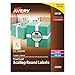 Avery Pearlized Ivory Scallop Round Labels, 2.5-Inch Diameter, Pack of 72 (22836)