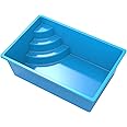 Ambikun Versatile Fiberglass Pools In Ground Pools - Excellence Prefab Pools with 10 Styles and Customization Options (9.84'×6.56'×3.28')