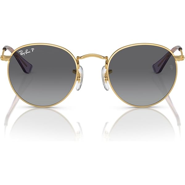 Ray-Ban ゴールド ラウンドサングラス　ケース付き Ray-Ban(レイバン) RB 3447-001/71ポリッシュゴールド(50