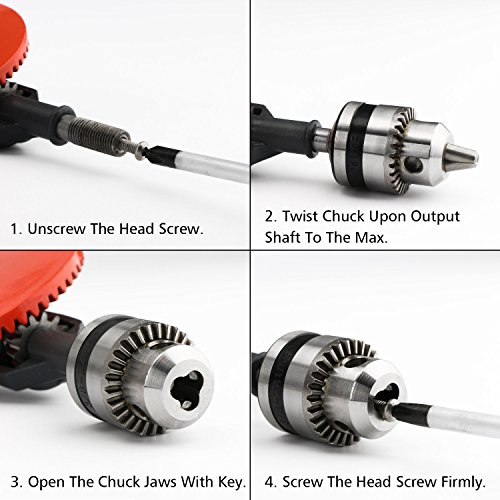 Hand Drill Manual, EnPoint DIY Craftsman Hand Drill Rotary Cranking