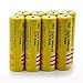 Sunnice® 12Pcs 3.7V 18650 5000mah Rechargeable Lithium Battery (Yellow)