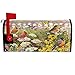 Wamika Cute Garden Flowers Birds Mailbox Cover Spring Daisy Butterfly Mailbox Covers Magnetic Mailbox Wraps Post Letter Box Cover Standard Size 18