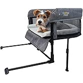 Englacha Close2me Bedside Pet Bed for Cats and Dogs, Elevated Dog Bassinet with Sides, Dog Crib