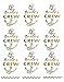 Bachelorettesy Wedding Temporary Tattoos 6 Sheets Bride Bachelorette Stickers 100+ Metallic Gold Tattoos for Bridal Party, Bachelorette Trip, Bridal Shower Party Decorations, Party Favors (Marina)