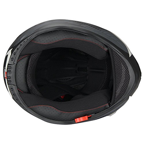 TRIANGLE Motorcycle Helmet Full Face Dual Visor Street Bike Biohazard