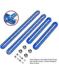 Regla Angularizer Universal   Herramienta de medición de múltiples ángulos de metal   Herramienta de medición de plantilla   Regla multifuncional de aleación de aluminio actualizada.