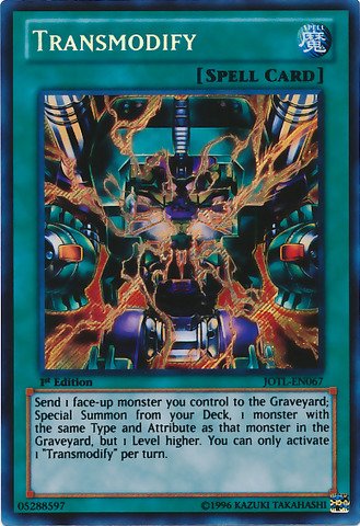 Yu-Gi-Oh! - Transmodify (JOTL-EN067) - Judgment of the Light - 1st Edition - Secret Rare