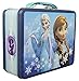 Disney Frozen 3D Design Embossed - Metal Tin Lunchbox (Navy)