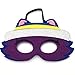 PUDXLRE Pretend Play Party Favors Felt Masks Cartoon Set of 14 C